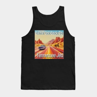 Grateful Dead Vegas Dead and Company Phish Tour road trip Tennessee Jed Utah highway painting Bob Weir Tank Top